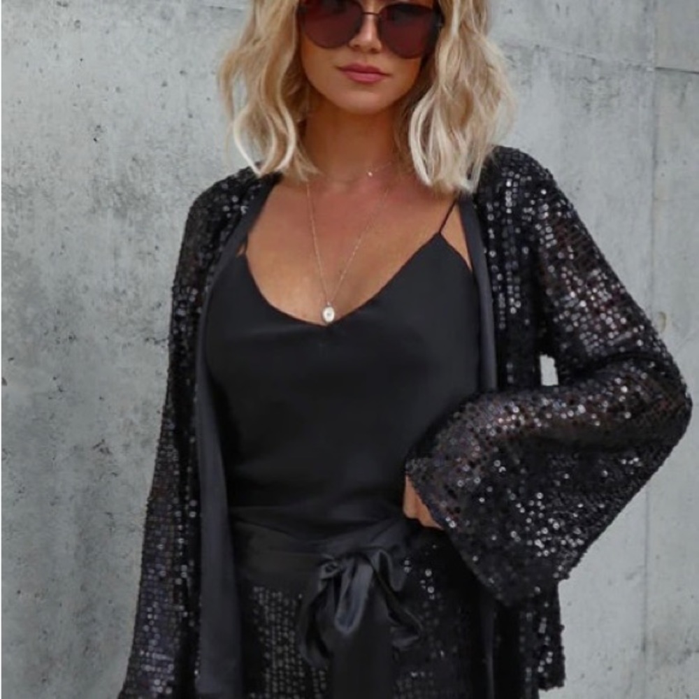 Sequin Cardigan
